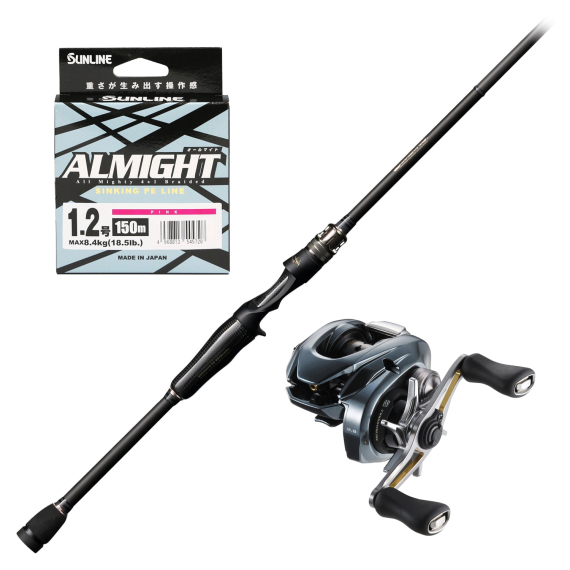 Megabass Destroyer P5 Gravel Code & Aldebaran BFS Combo in der Gruppe Angelsets / Baitcast Sets / Baitcast Sets Barsch bei Sportfiskeprylar.se (GRAVELCODEALDEBARANCOMBO)