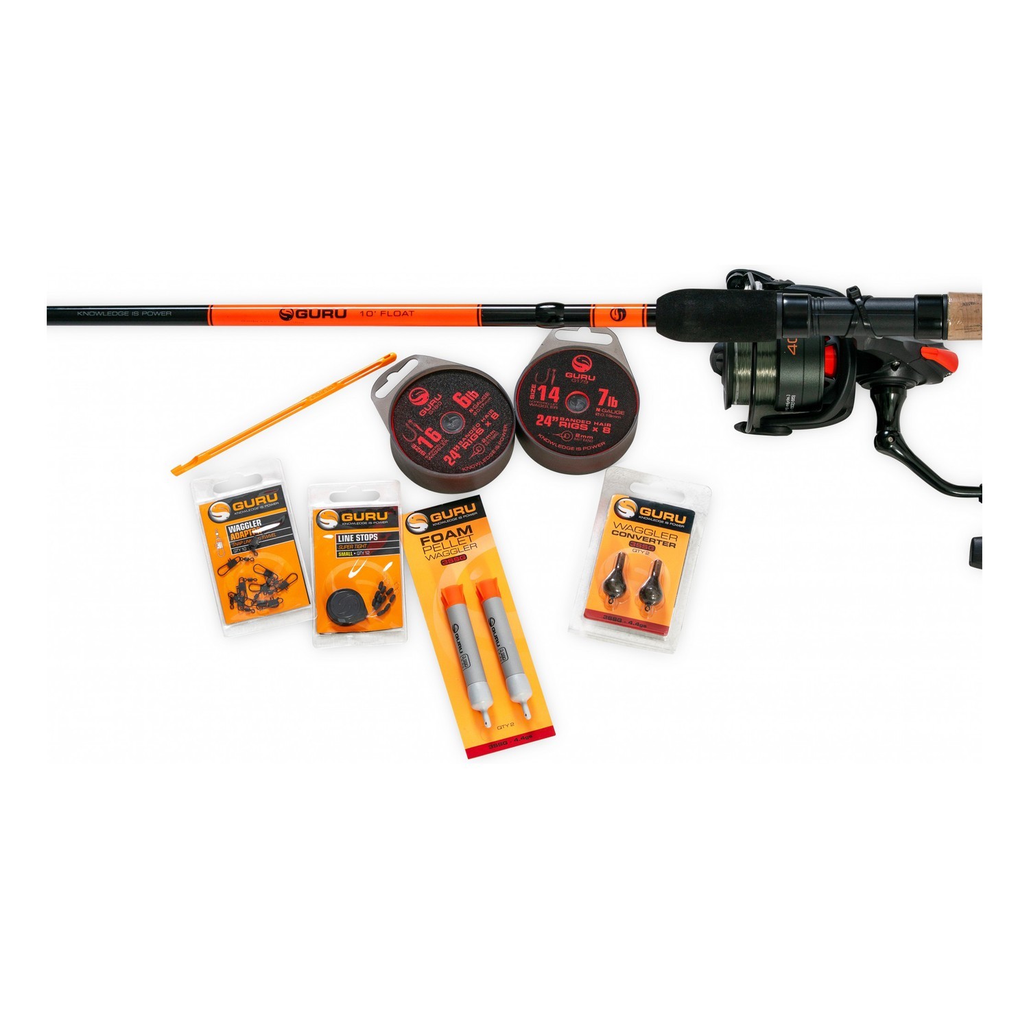 Guru Tackle - 10\' Float Rod & Reel Combo in der Gruppe Angelsets / Ansitzangel Sets bei Sportfiskeprylar.se (GRD271)
