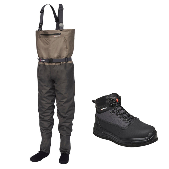Greys Tail Wading Combo Felt in der Gruppe Kleidung & Schuhe / Wathosen & Watschuhe / Watangel Sets bei Sportfiskeprylar.se (GREYSTAILWADINGSET)