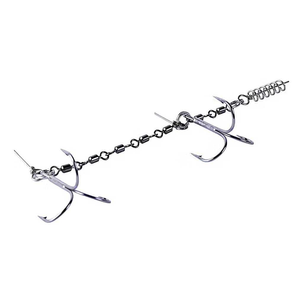 Gator Black Nickel Swivel Stinger in der Gruppe Haken & Zubehör / Stinger & Stinger Zubehör / Stingers bei Sportfiskeprylar.se (GT-SE-BN-S-1-2-0r)