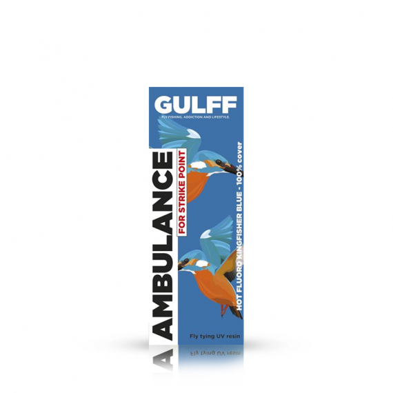 Gulff Ambulance Kingfisher Blue 15ml in der Gruppe Werkzeuge & Zubehör / Sekundenkleber & Epoxy / UV-Kleber bei Sportfiskeprylar.se (GU15AK)