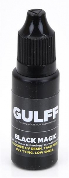 Gulff Black Magic 15ml in der Gruppe Werkzeuge & Zubehör / Sekundenkleber & Epoxy / UV-Kleber bei Sportfiskeprylar.se (GU15BLK)