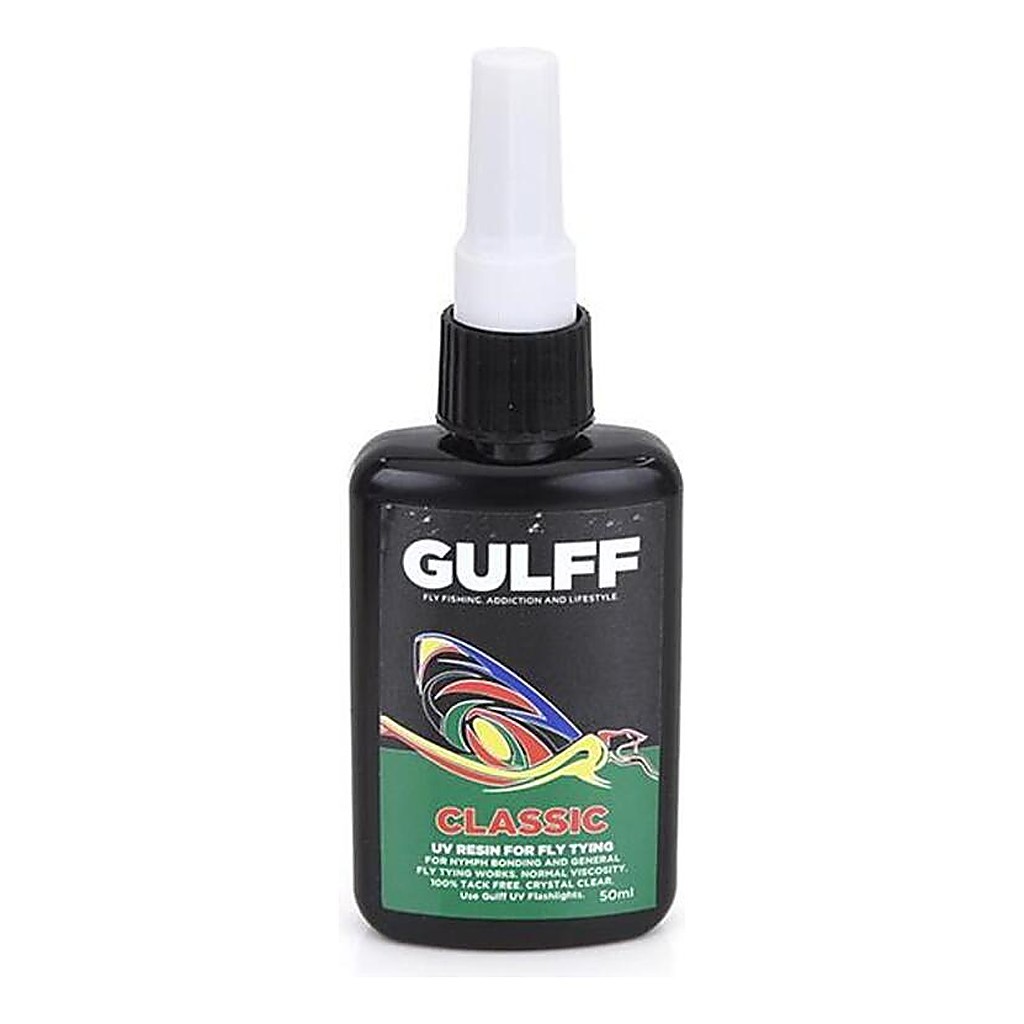 Gulff Classic 50ml Clear in der Gruppe Werkzeuge & Zubehör / Sekundenkleber & Epoxy / UV-Kleber bei Sportfiskeprylar.se (GU50C)
