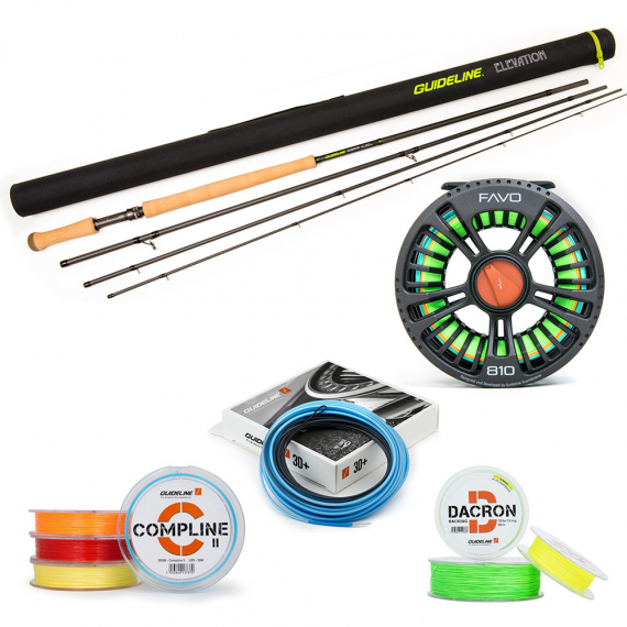 Guideline Lachs & Meeresforellen Kombo 13\' #8/9 in der Gruppe Angelsets / Fliegenfischen Sets / Zweihändiges Fliegenfischer-Set bei Sportfiskeprylar.se (GUIDEELESALTROUT1)