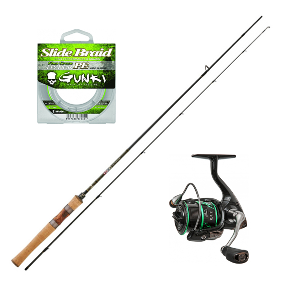 Gunki Canne D.O.T.S-Spin 180UL-L, 0,5-4,5g, 2sec Combo in der Gruppe Angelsets / Spinning Sets / Edelfisch Spinning Combo bei Sportfiskeprylar.se (GUNKICANNEULCOMBO)