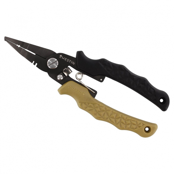 Westin HD Split Ring Plier Large 16cm Black Sand in der Gruppe Werkzeuge & Zubehör / Zangen & Scheren / Sprengring Zangen bei Sportfiskeprylar.se (H002-627-026)