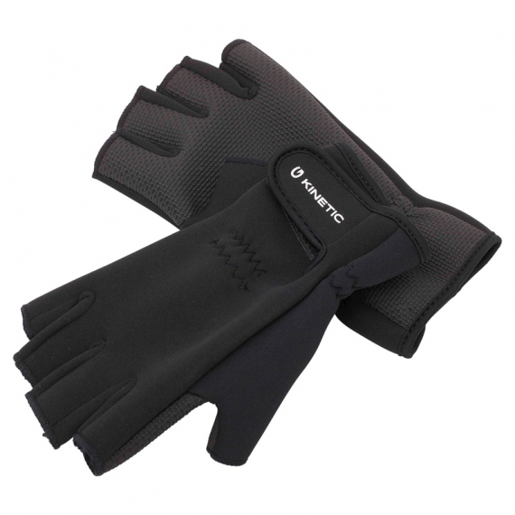 Kinetic Neoprene Half Finger Glove Black in der Gruppe Kleidung & Schuhe / Kleidung / Handschuhe bei Sportfiskeprylar.se (H113-007r)