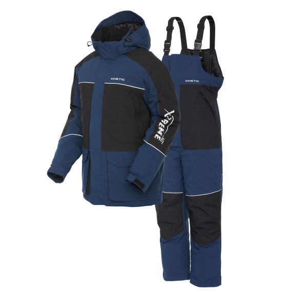 Kinetic X-Treme Winter Suit Black/Navy in der Gruppe Kleidung & Schuhe / Kleidung / Kleidung Sets & Komplettanzüge bei Sportfiskeprylar.se (H212-658-Lr)