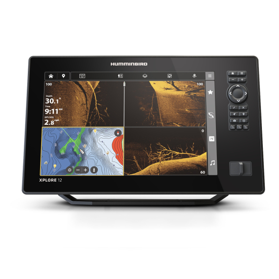 Humminbird XPLORE 12 CMSI+ With Transducer in der Gruppe Technik & Boot / Echolot & Kartenplotter / Combo Echolot & Kartenplotter bei Sportfiskeprylar.se (H412020-1M)