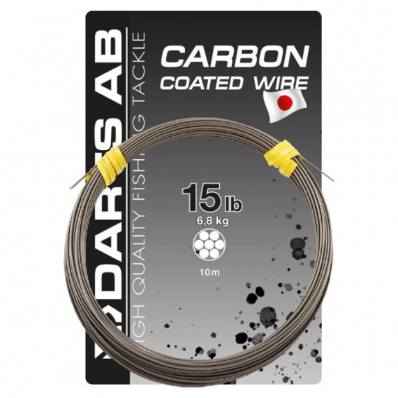 Darts Carbon Coated Wire in der Gruppe Haken & Zubehör / Vorfächer & Vorfachmaterial / Vorfachmaterial / Wire bei Sportfiskeprylar.se (H511-60r)