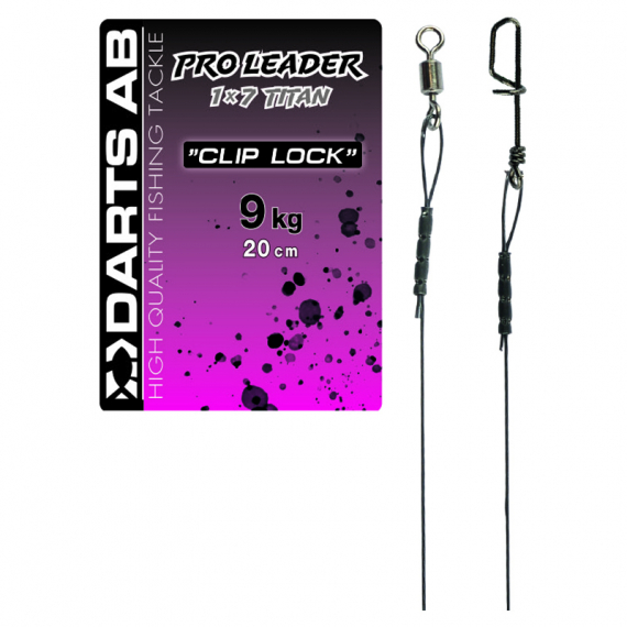 Tafs Cliplock Titan 20cm 7-Strand Titan 9kg in der Gruppe Haken & Zubehör / Vorfächer & Vorfachmaterial bei Sportfiskeprylar.se (H7008-3209)