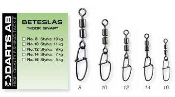 Darts Hook Snap in der Gruppe Haken & Zubehör / Snaps / Karabiner / Lock Snaps bei Sportfiskeprylar.se (H7232-16r)
