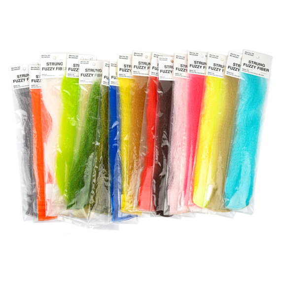 Strung Fuzzy Fiber in der Gruppe Haken & Zubehör / Fliegenbinden / Fliegenbindematerial / Flash & synthetische Flügel bei Sportfiskeprylar.se (H9001r)