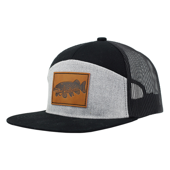 Hurricane Leather Patch Pike 7-panel Trucker Hat in der Gruppe Kleidung & Schuhe / Kappen & Kopfbedeckungen / Caps / Trucker-Kappen bei Sportfiskeprylar.se (HAT05)