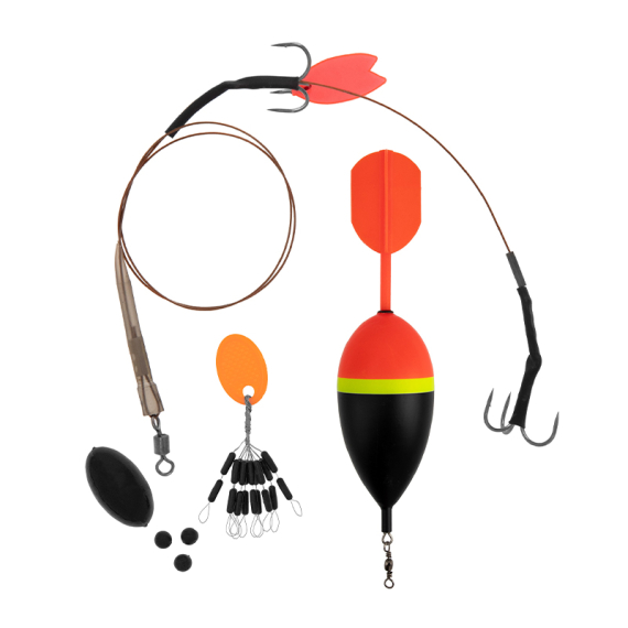 Mikado Set Drifter Pike Float Kit - 30g in der Gruppe Haken & Zubehör / Vorgefertigte Rigs / Vorfächer Ansitzangeln Raubfisch bei Sportfiskeprylar.se (HDD-4-30)