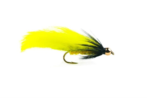 Zonker Yellow/Black Streamer size 8 in der Gruppe Köder / Fliegen / Streamers bei Sportfiskeprylar.se (HF0213-8)