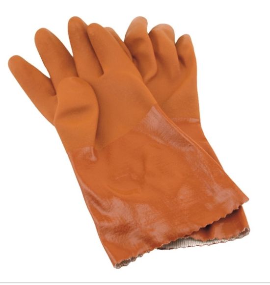 Sea Grip Vinyl Waterproof Gloves, Orange in der Gruppe Kleidung & Schuhe / Kleidung / Handschuhe bei Sportfiskeprylar.se (HG-620-L)