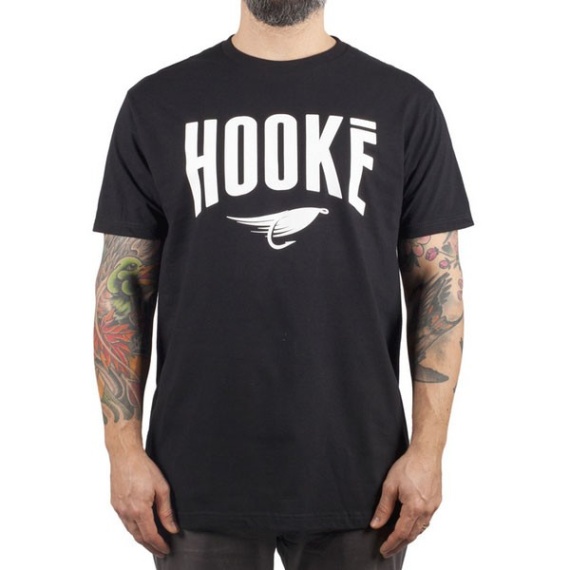 Hooke The Original T-Shirt Black S in der Gruppe Kleidung & Schuhe / Kleidung / T-shirts bei Sportfiskeprylar.se (HK17SS--TS1-BLS)