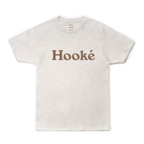 Hooke Original Tee Oatmeal in der Gruppe Kleidung & Schuhe / Kleidung / T-shirts bei Sportfiskeprylar.se (HK19FW-TS1-OAT-Sr)