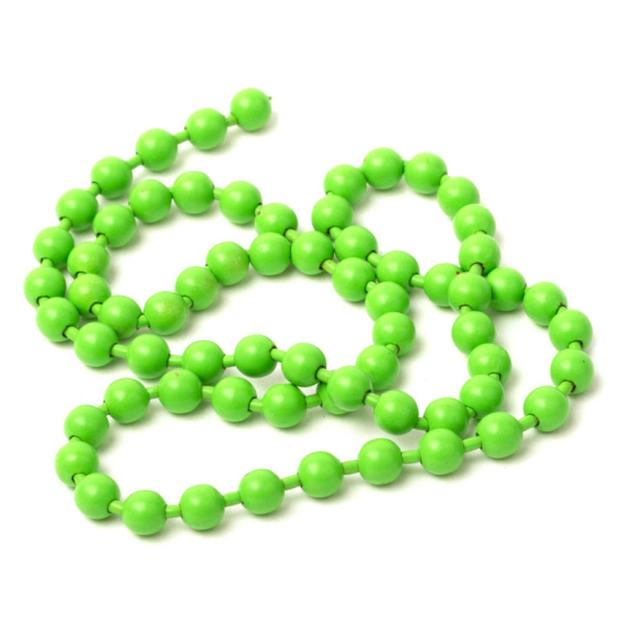 Flourescent Bead Chain Medium #132 Fluo Green in der Gruppe Haken & Zubehör / Fliegenbinden / Fliegenbindematerial / Gewichtung bei Sportfiskeprylar.se (HL-FBC132)