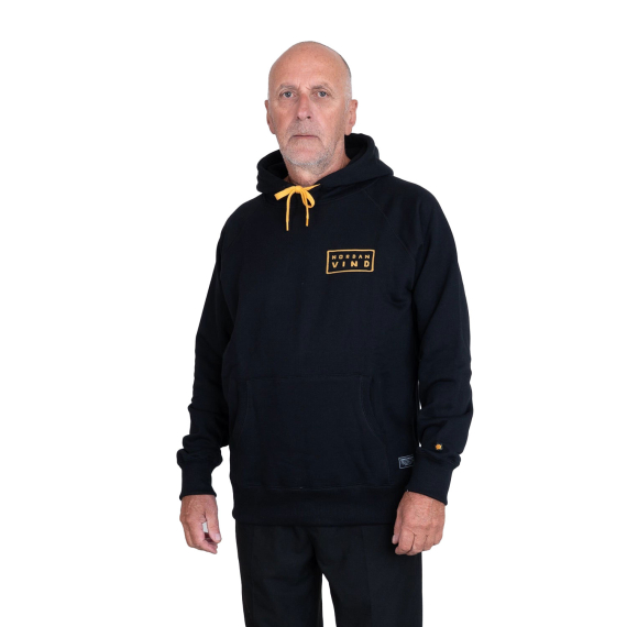 SQRTN Nordanvind Hood Black in der Gruppe Kleidung & Schuhe / Kleidung / Pullover / Hoodies bei Sportfiskeprylar.se (HOOD-158-Mr)