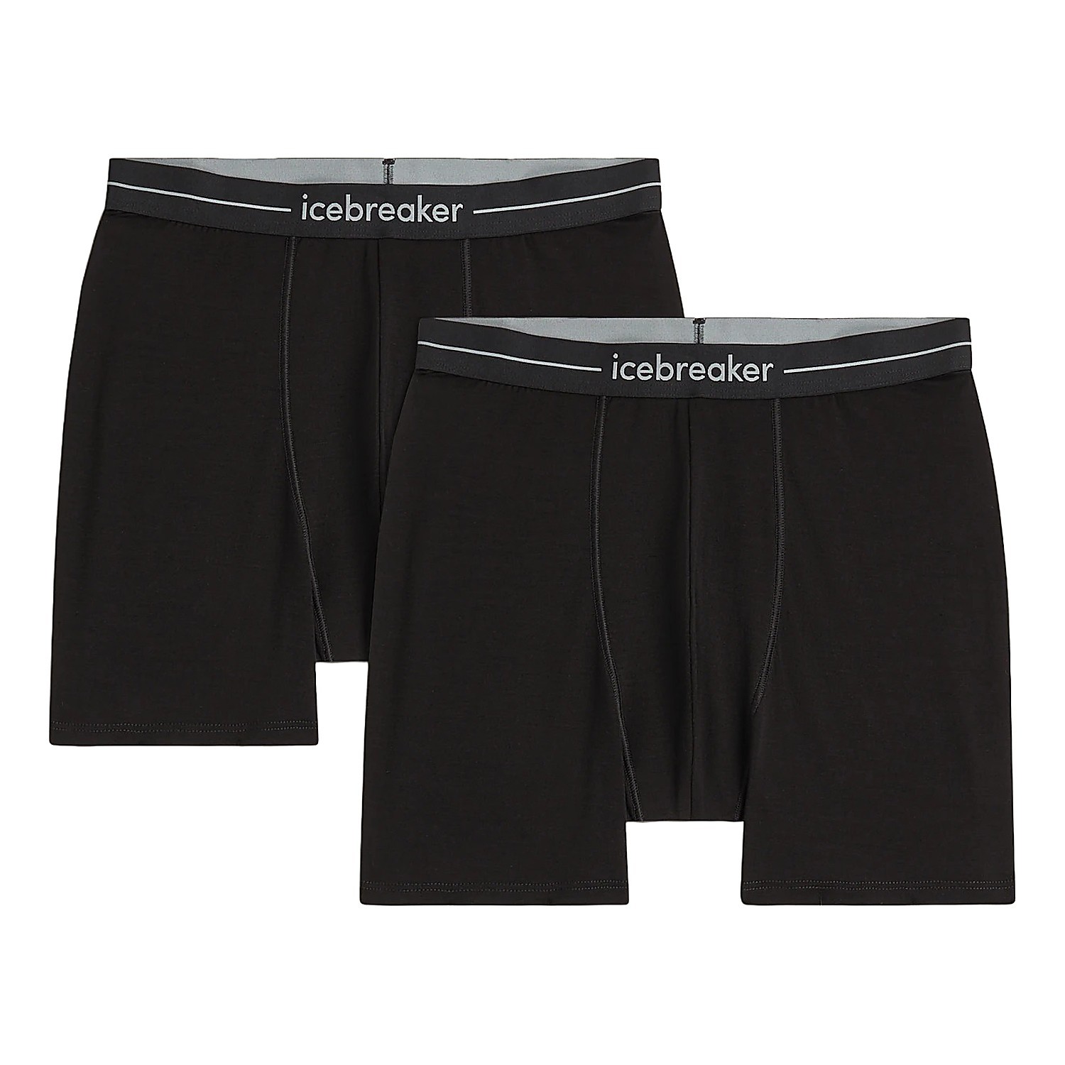 Icebreaker M\'s Merino 150 Anatomica Boxers 2 Pack Black in der Gruppe Kleidung & Schuhe / Kleidung / Baselayer & Unterwäsche / Unterwäsche bei Sportfiskeprylar.se (IB0A57E50011001r)