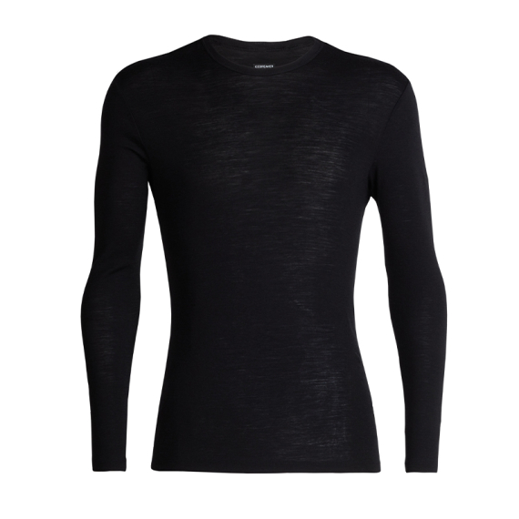 Icebreaker Mens 175 Everyday LS Crewe Black in der Gruppe Kleidung & Schuhe / Kleidung / Schichten & Unterwäsche / Baselayer-Oberteile bei Sportfiskeprylar.se (IB1044830011005r)