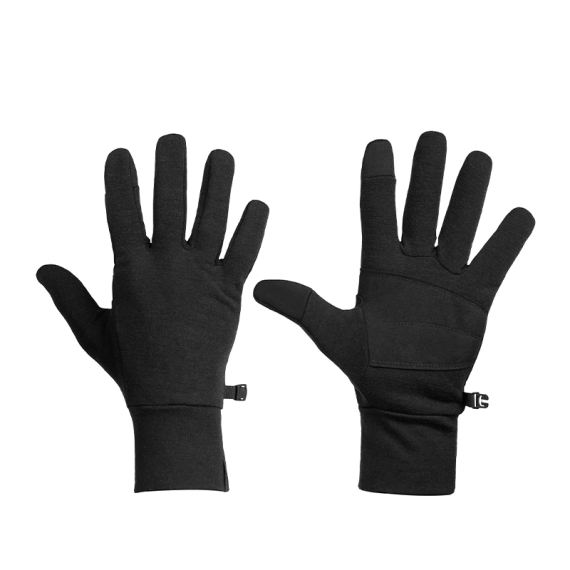 Icebreaker U Sierra Gloves Black in der Gruppe Kleidung & Schuhe / Kleidung / Handschuhe bei Sportfiskeprylar.se (IB1048290011005r)
