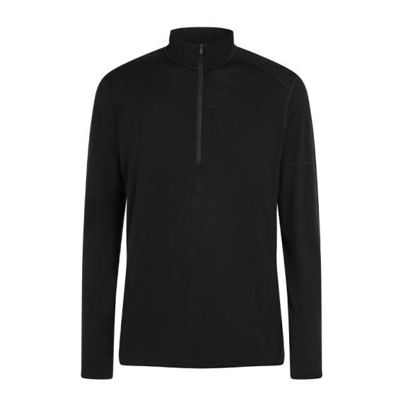 Icebreaker Mens 200 Oasis LS Half Zip Black in der Gruppe Kleidung & Schuhe / Kleidung / Schichten & Unterwäsche / Baselayer-Oberteile bei Sportfiskeprylar.se (IBB043670011006r)