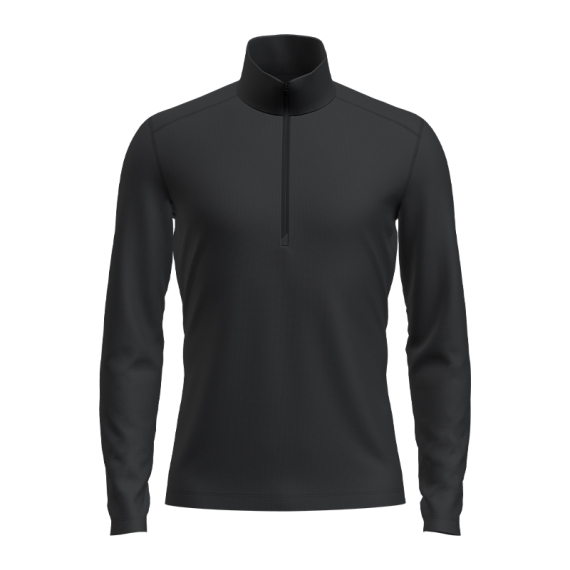 Icebreaker Mens 260 Tech LS Half Zip Black in der Gruppe Kleidung & Schuhe / Kleidung / Schichten & Unterwäsche / Baselayer-Oberteile bei Sportfiskeprylar.se (IBB043720011005r)