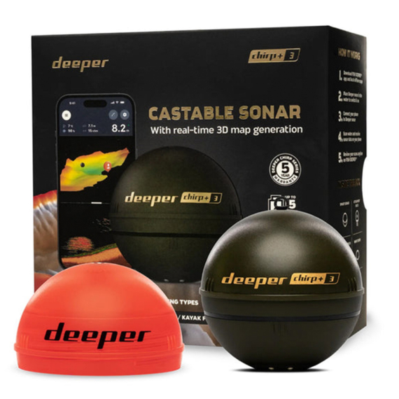 Deeper Smart Sonar CHIRP+ 3 in der Gruppe Technik & Boot / Echolot & Kartenplotter / Tragbares Echolot bei Sportfiskeprylar.se (ITGAM1951)
