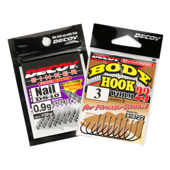 Decoy Neko/Wacky Rig Bundle in der Gruppe Haken & Zubehör / Vorgefertigte Rigs / Fertige Barsch-Rigs bei Sportfiskeprylar.se (JDMNEKOREGBUNDLE)