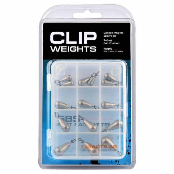 Darts Clip Weights Box Bly in der Gruppe Haken & Zubehör / Jigköpfe / Clip Weights bei Sportfiskeprylar.se (K0000-900)