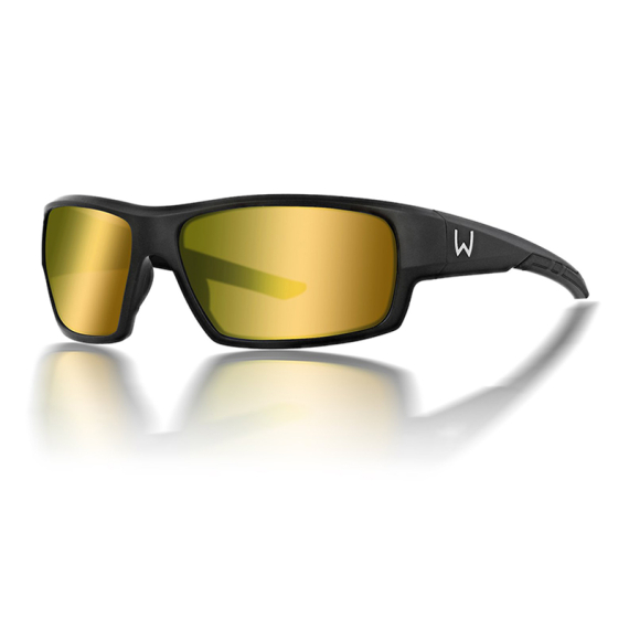 Westin W6 Sport 10 Matte Black LB Yellow AR Blue Filter Cat, 6 in der Gruppe Kleidung & Schuhe / Sonnenbrillen bei Sportfiskeprylar.se (K01-1312-OS2)