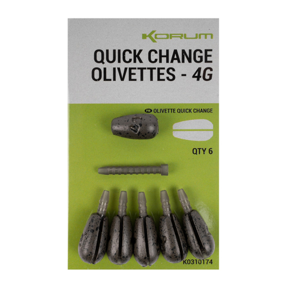 Korum Quick Change Olivettes in der Gruppe Haken & Zubehör / Sinkers & Gewichte bei Sportfiskeprylar.se (K0310174r)