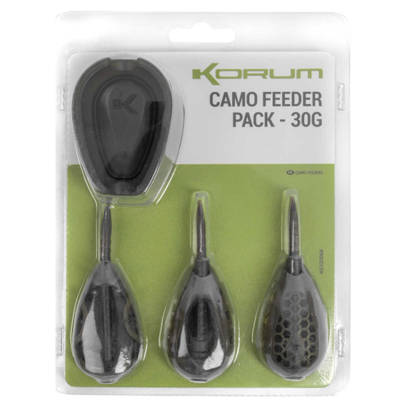 Korum Camo Feeder Pack - 30g in der Gruppe Haken & Zubehör / Rig Zubehör / Feeders bei Sportfiskeprylar.se (K0320068)
