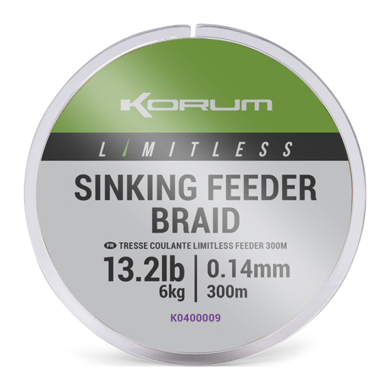Korum Limitless Sinking Feeder Braid 0,16mm in der Gruppe Schnüre / Specimenschnüre bei Sportfiskeprylar.se (K0400010)