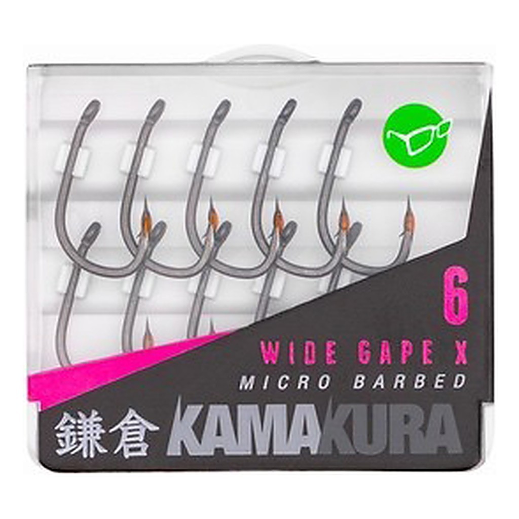 Korda Kamakura Wide Gape X - Size 4 in der Gruppe Haken & Zubehör / Haken / Zielfisch Haken bei Sportfiskeprylar.se (KAM30)