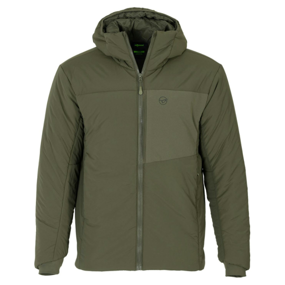 Korda Insulated Hooded Jacket Dark Olive in der Gruppe Angelmethoden / Eisangeln / Winterkleidung / Isolationsjacken bei Sportfiskeprylar.se (KCL769r)