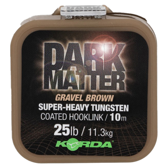 Korda Dark Matter Tungsten Coated Braid Brown 10m in der Gruppe Haken & Zubehör / Vorfächer & Vorfachmaterial / Vorfachmaterial / Vorfachmaterial Braid bei Sportfiskeprylar.se (KDMCG18r)