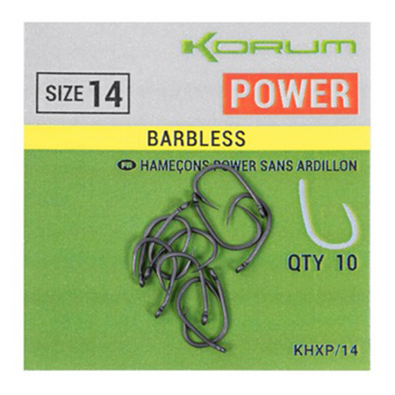 Korum Xpert Power Barbless in der Gruppe Haken & Zubehör / Haken / Zielfisch Haken bei Sportfiskeprylar.se (KHXP-06r)