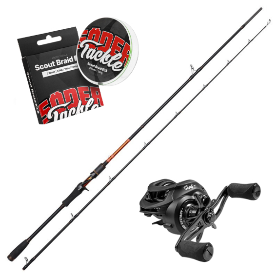 Kinetic Xarann Predator Trigger 225cm 25-75g Combo in der Gruppe Angelsets / Baitcast Sets / Baitcast Set Hecht bei Sportfiskeprylar.se (KINETICXARANNSET)