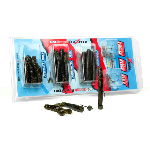 Z-man Ned Rig Kit - Green Pumpkin in der Gruppe Haken & Zubehör bei Sportfiskeprylar.se (KIT-NED-GP)