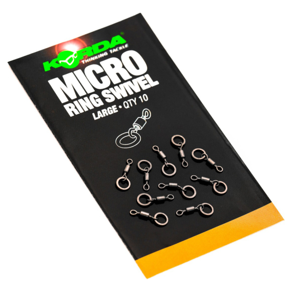 Korda Micro Rig Ring Swivel in der Gruppe Haken & Zubehör / Rig Zubehör / Andere Rig-Zubehör bei Sportfiskeprylar.se (KMRSLr)