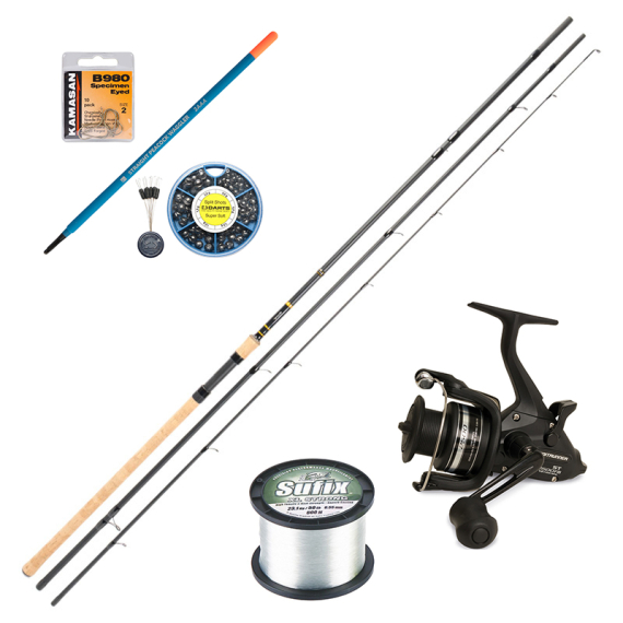 Korum 13\' Glide Power Float Rod Starting Kit Combo in der Gruppe Angelsets / Ansitzangel Sets / Posenangeln & Waggler-Set bei Sportfiskeprylar.se (KORUMSTARTINGKITCOMBO)
