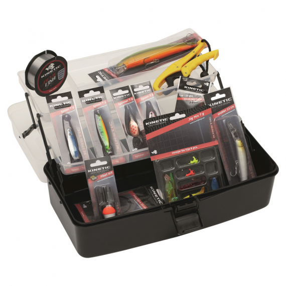 Kinetic Tackle Box Big Kit - Freshwater in der Gruppe Köder / Köder Sets bei Sportfiskeprylar.se (KS15077)