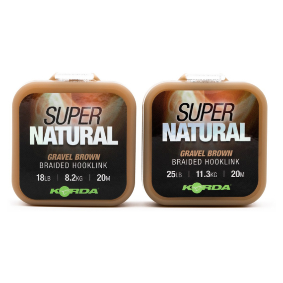 Korda Super Natural Gravel Brown in der Gruppe Haken & Zubehör / Vorfächer & Vorfachmaterial / Vorfachmaterial / Vorfachmaterial Braid bei Sportfiskeprylar.se (KSNBr)