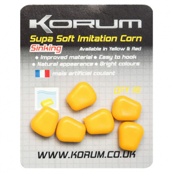 Korum Supa Soft Imitation Corn in der Gruppe Köder / Boilies, Baits & Groundbait / Fake Baits bei Sportfiskeprylar.se (KSSICS-Yr)