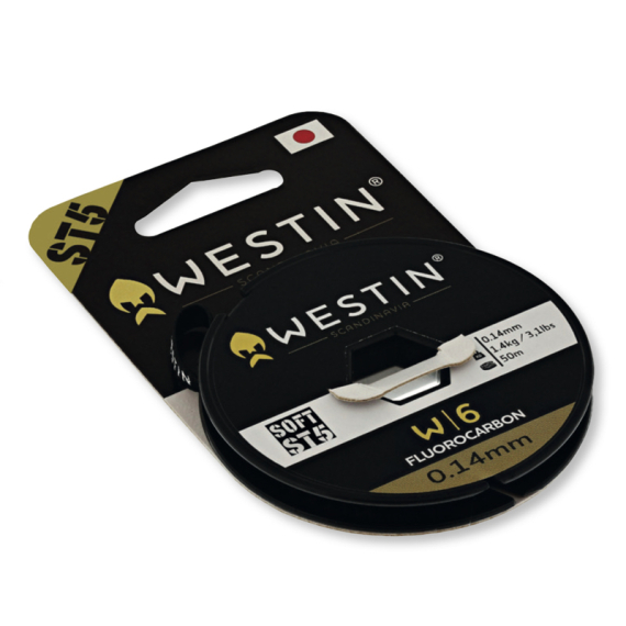 Westin W6 ST5 Fluorocarbon Clear in der Gruppe Schnüre / Fluorocarbon Schnüre bei Sportfiskeprylar.se (L006-140-50r)