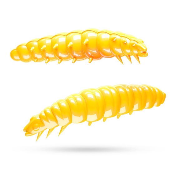 Libra Lures Larva 30 Krill (15-pack) - Yellow in der Gruppe Köder / Gummiköder / Krebse & Creaturebaits / Creaturebaits bei Sportfiskeprylar.se (L30K15P-007)